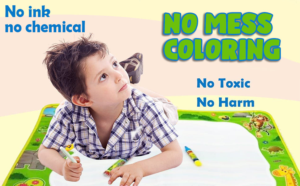 Reusable Water Doodle Mat – Mess-Free Drawing Mat for Kids
