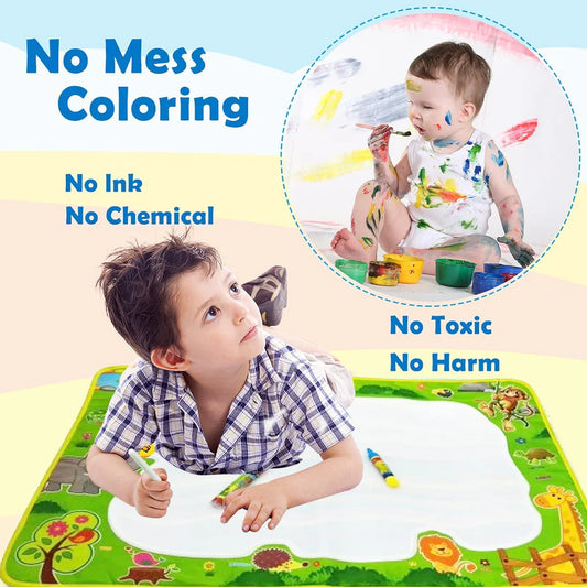 Reusable Water Doodle Mat – Mess-Free Drawing Mat for Kids